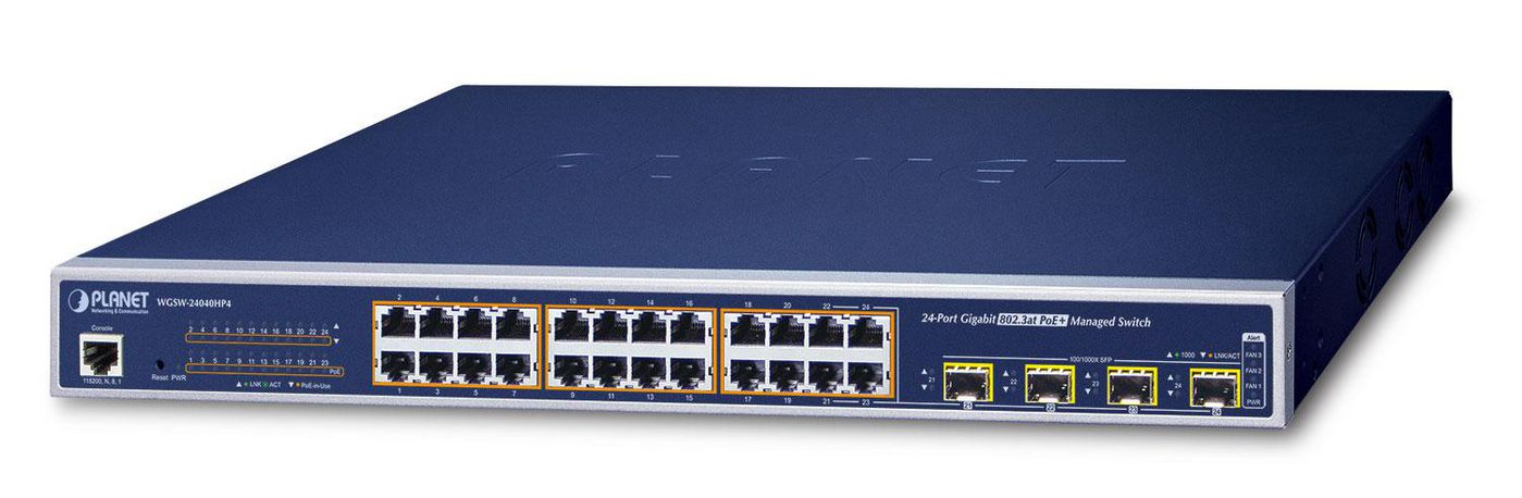 PLANET TECHNOLOGY 24-Port SFP Managed Switch