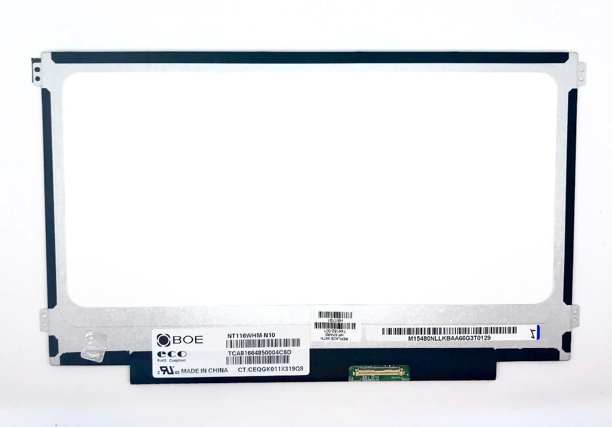 11,6 LCD HD Glossy - 1366x768, LED Screen, 40pins - Bottom Right Connector, Side 4xBrackets - Warranty: 6M