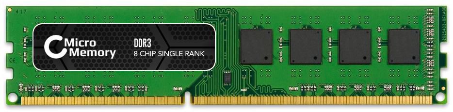 COREPARTS - DDR3 - 4 GB - DIMM 240-PIN - 1333 MHz / PC3-10600 - CL9 - 1.5 V - ungepuffert - non-ECC