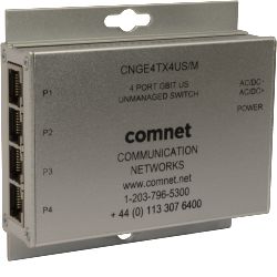 Unmanaged Switch, 4 Ports 10/