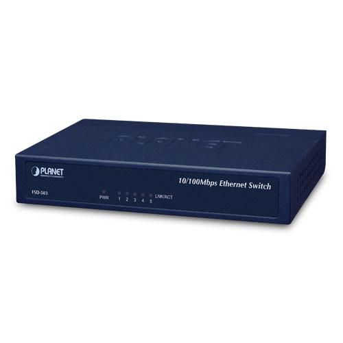 Planet FSD-503-UK 5-P 10100Mbps Fast Ethernet 