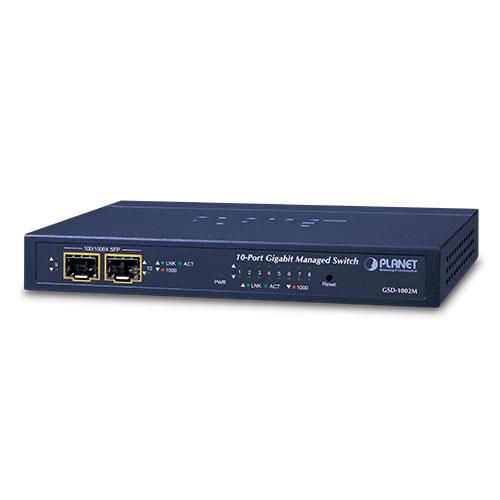 Planet GSD-1002M-UK IPv4IPv6 Managed 8-Port 