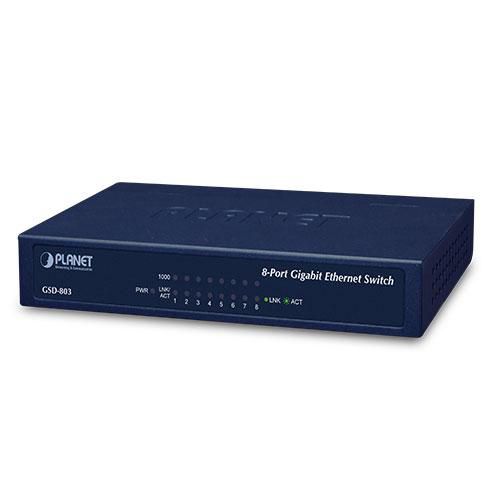 8-P 10/100/1000Mbps Gigabit