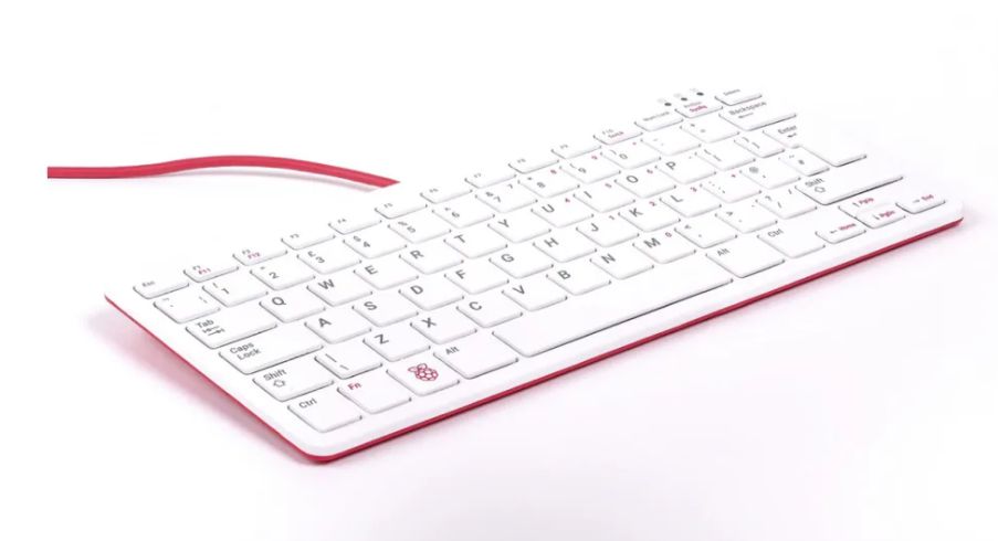 Raspberry-Pi RPI-KYB FR_RED W126053183 Keyboard, AZERTY Red, White - 