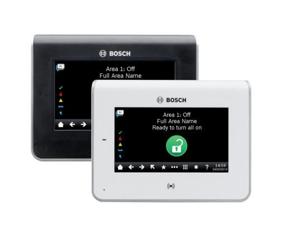Color graphic touch screen