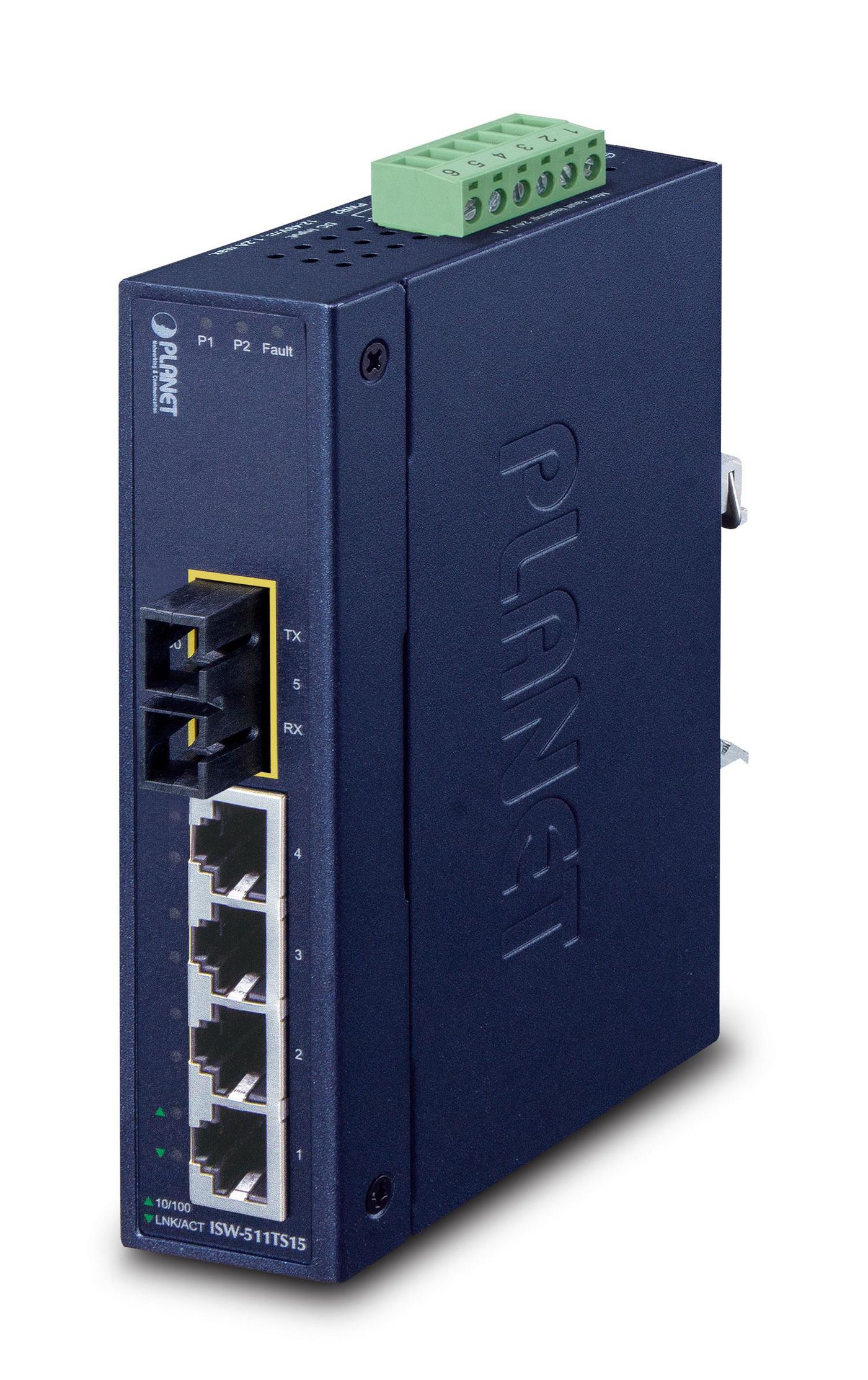 IP30 Slim Type 4-P Industrial - ISW-511TS15