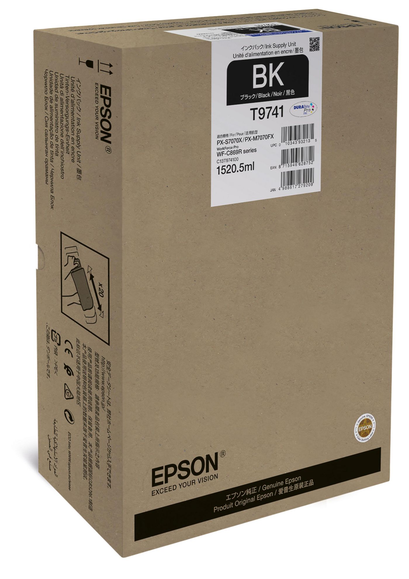 Epson C13T974100 W125875595 lack XXL Ink Supply Unit 