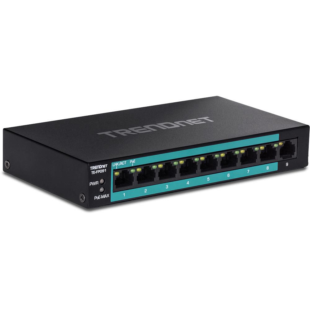 TRENDnet TE-FP091 W125923361 9-Port Fast Ethernet Long 