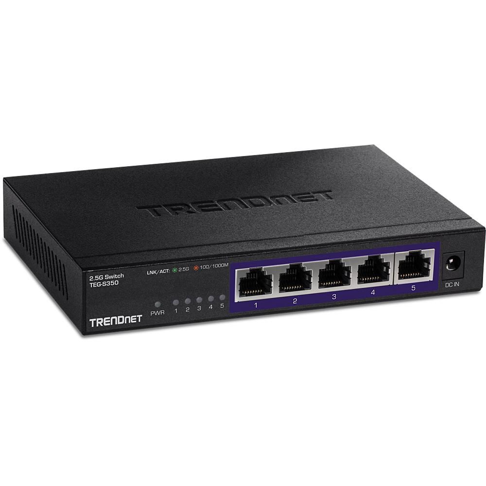 TRENDnet TEG-S350 W125923362 5-Port Unmanaged 2.5G Switch 