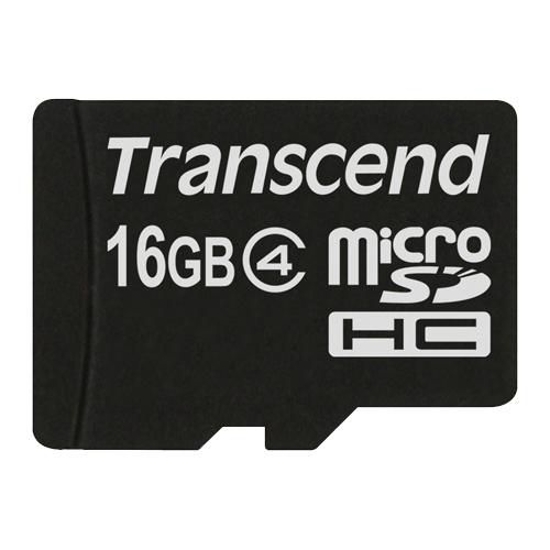 Transcend TS16GUSDC4 MicroSD SDHC 16GB 