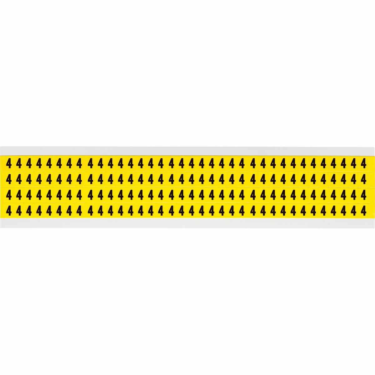 Identical numbers and letters