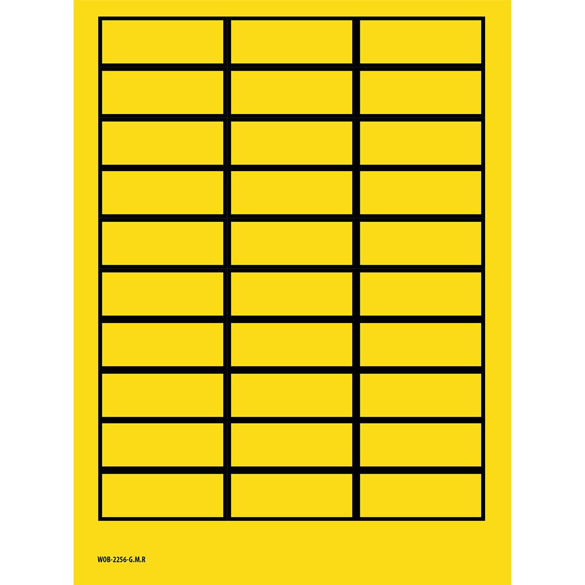 Blank Write-On Labels on
