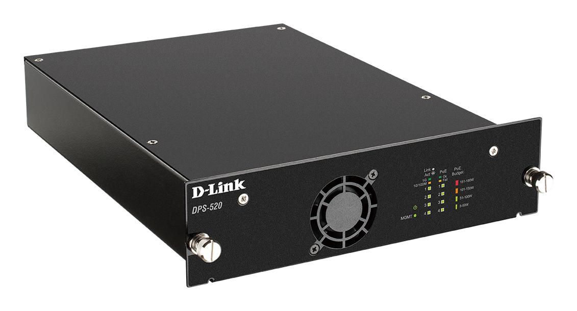 D-Link DPS-520 W126079106 PoE Redundant Power Supply 