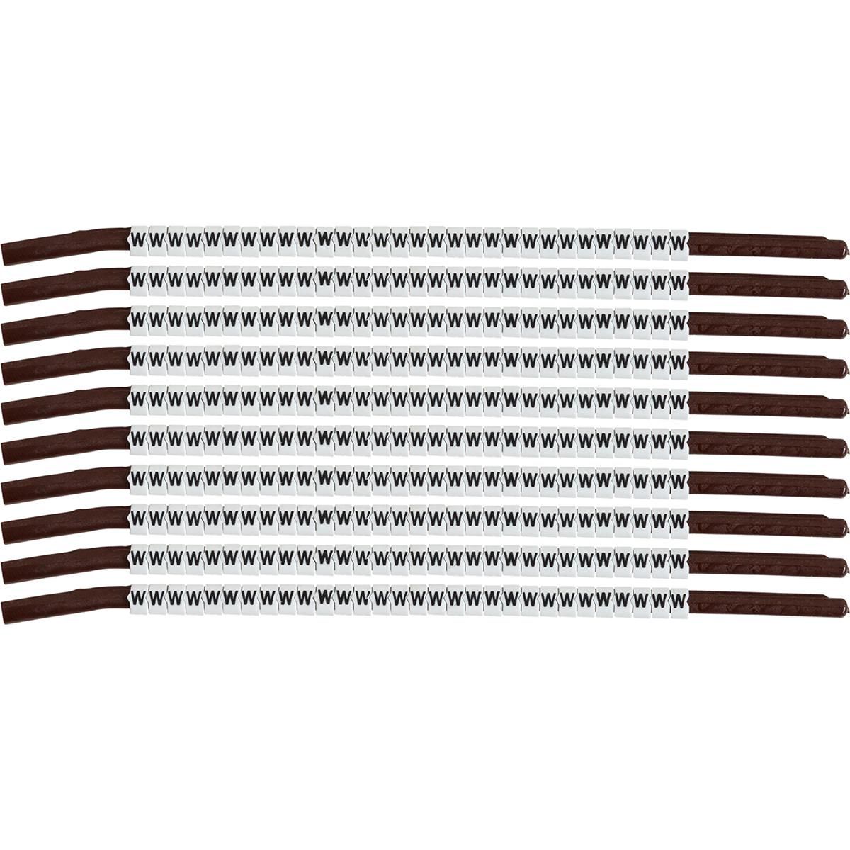 Brady SCN-15-W W126057723 Clip Sleeve Wire Markers 