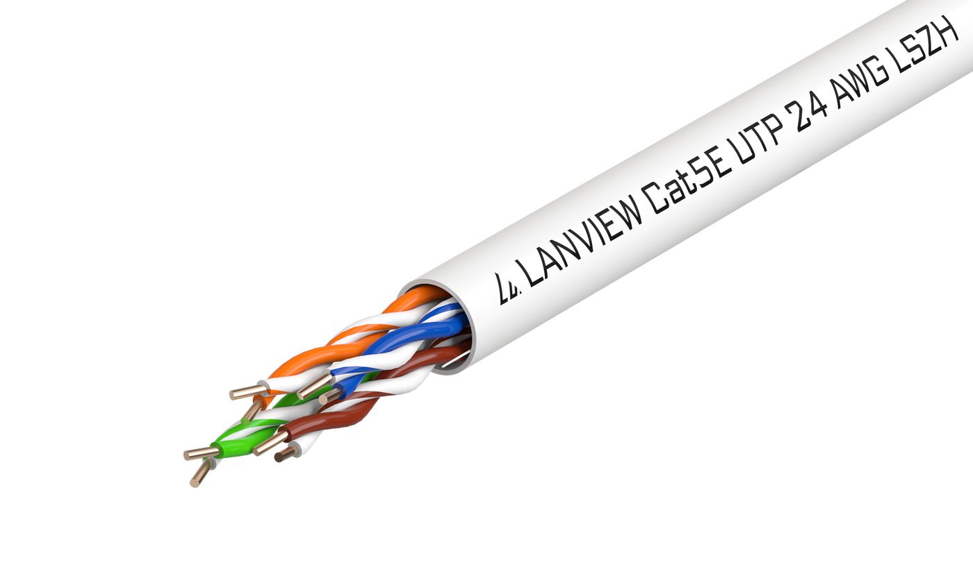 Lanview 305m Cat5e U-UTP