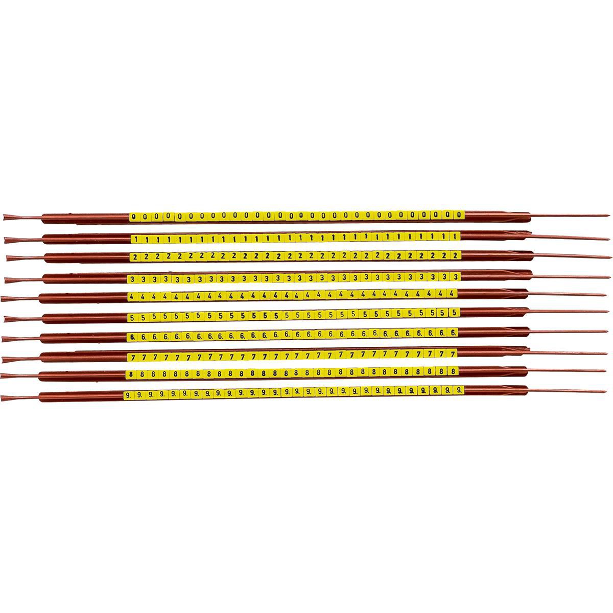 Brady SCNGC-03-0-9 W126057070 Clip Sleeve Wire Markers 