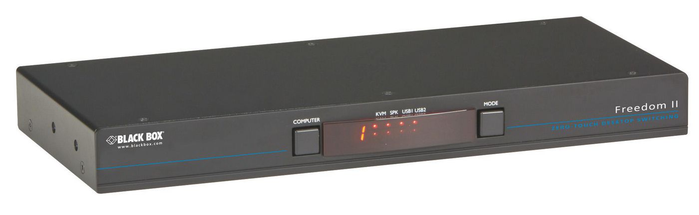 Black-Box KV0004A-R2 Freedom II KVM Switch 