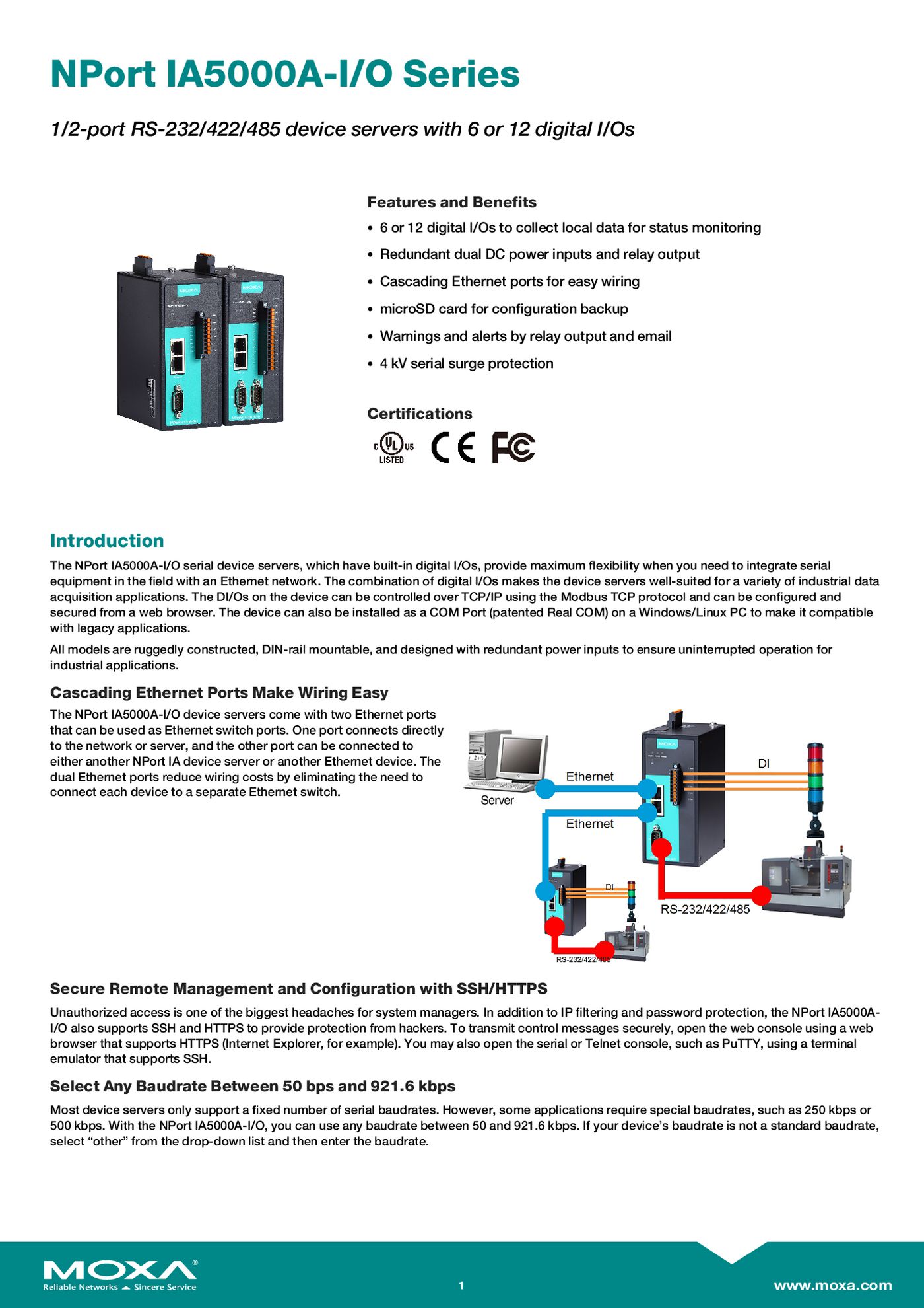 NPORT IA5150A-6I/O