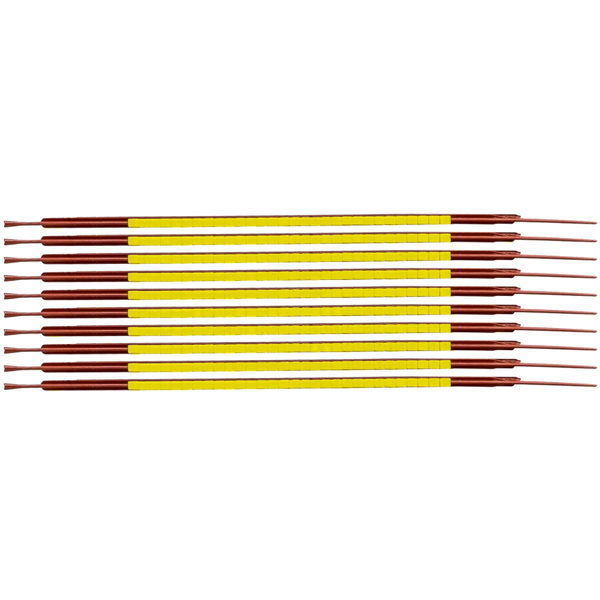 Brady SCN-03-YELLOW W126056616 Clip Sleeve Wire Markers 