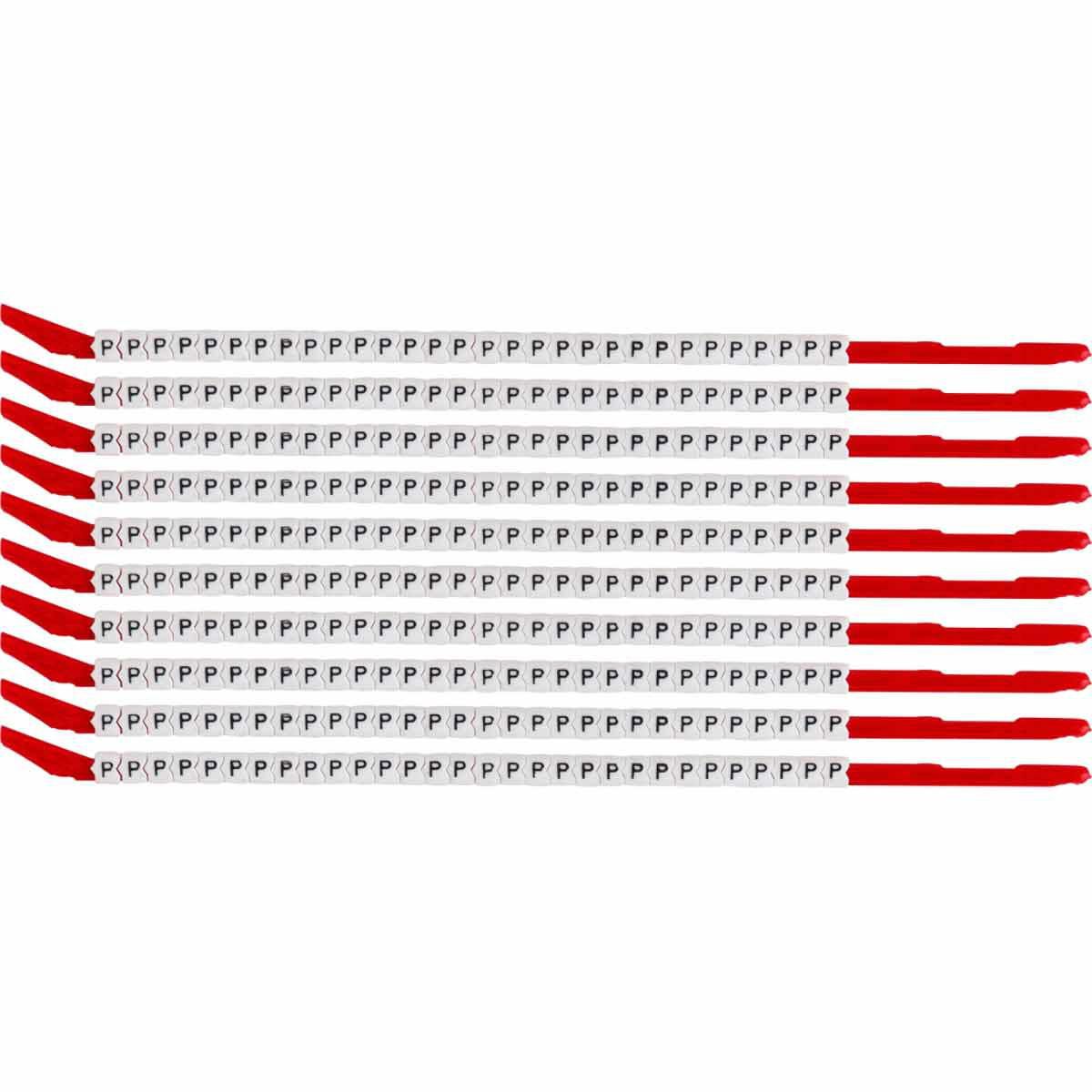 Brady SCN-10-P W126057236 Clip Sleeve Wire Markers 