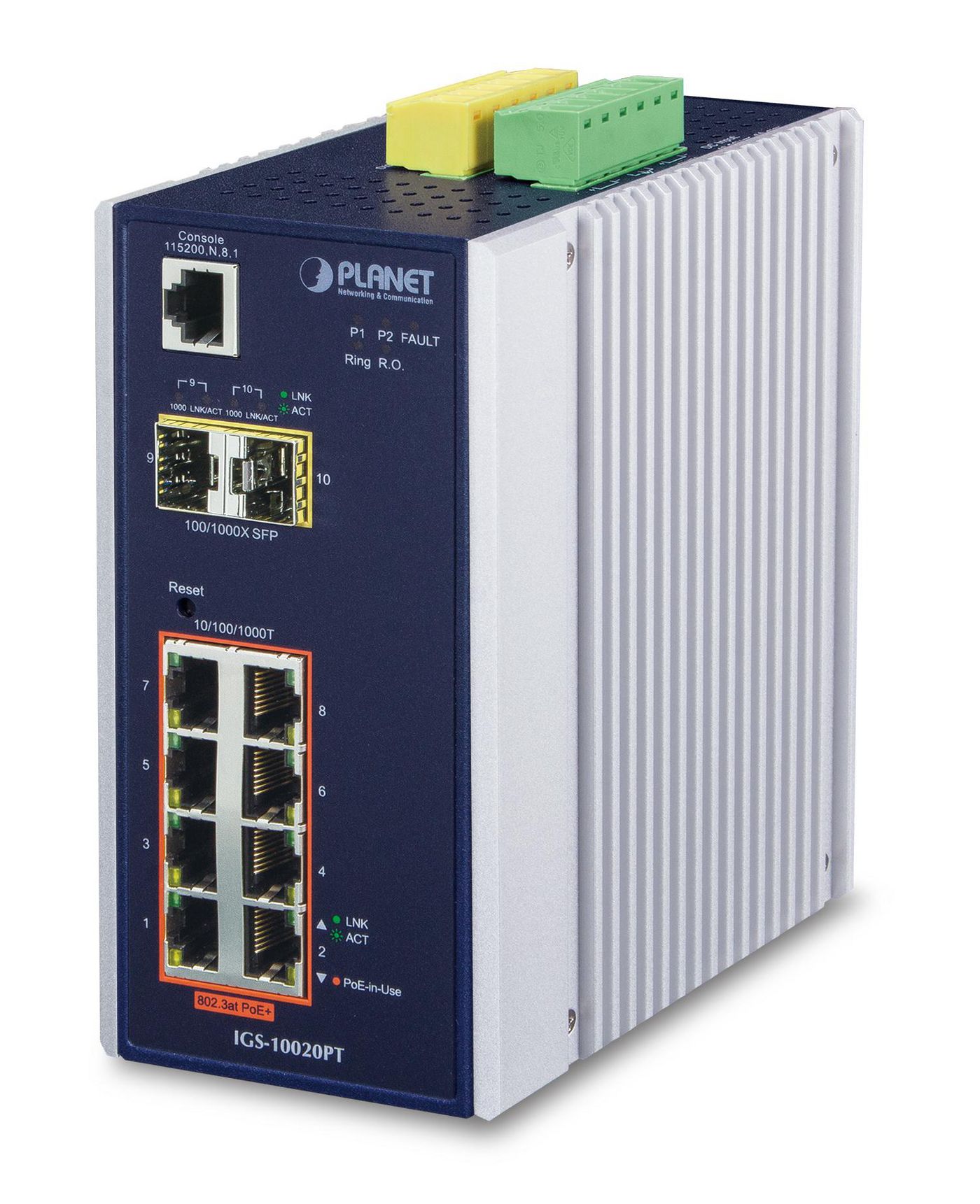 Planet IGS-10020PT IP30 L2+ SNMP Manageable 