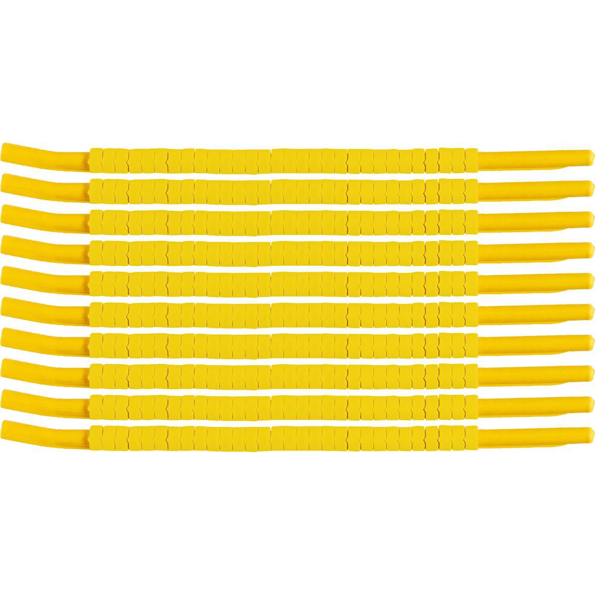 Brady SCN-18-YELLOW W126057891 Clip Sleeve Wire Markers 