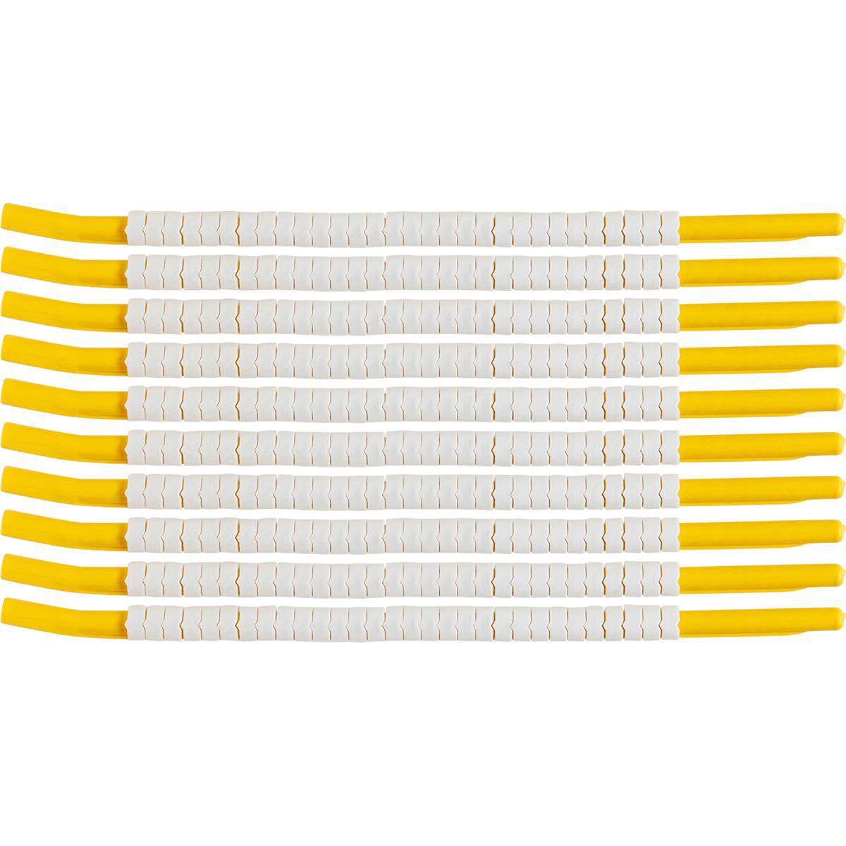 Brady SCN-18-WHITE W126057893 Clip Sleeve Wire Markers 