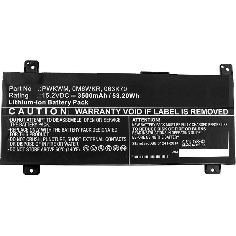 CoreParts MBXDE-BA0207 W125993408 Laptop Battery for Dell 