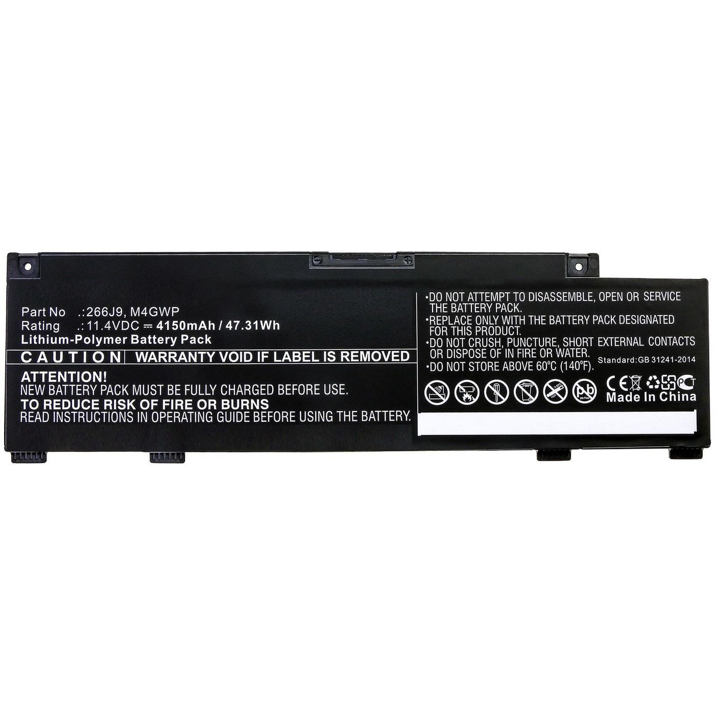 CoreParts MBXDE-BA0213 W125993414 Laptop Battery for Dell 