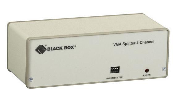 Black-Box AC057AE-K-R4 W126112502 VGA VIDEO SPLITTER WCABL 4 