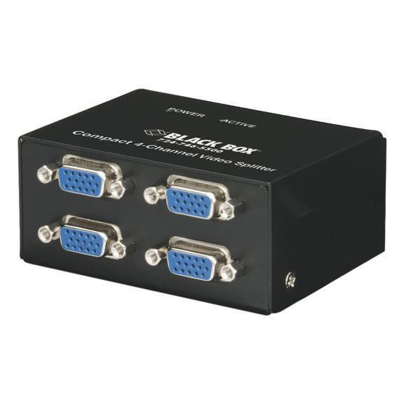 Black-Box AC1056A-4 W126112525 COMPACT VIDEO SPLITTER 4 