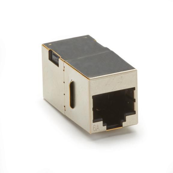 CAT6A COUPLER, STRAIGHT THRU