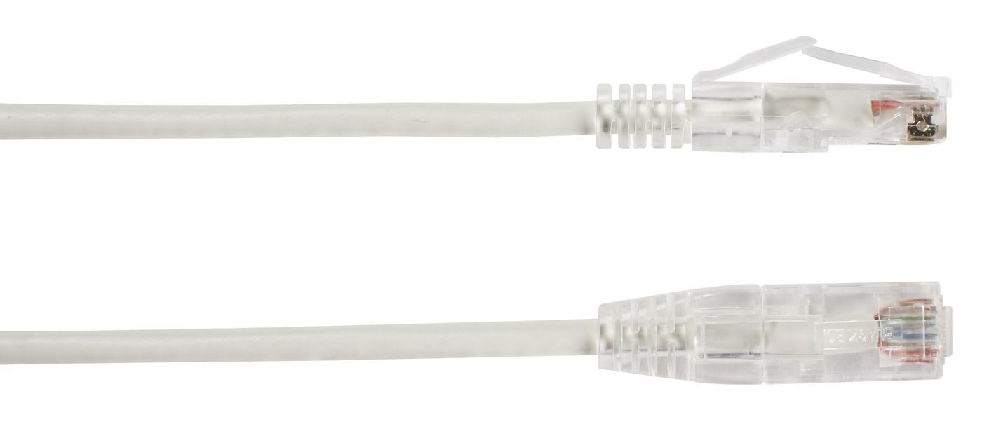 Ultra-thin Patch Cable - CAT6a - Utp - 28awg 250MHz - 50cm - White