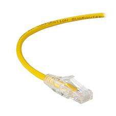 Ultra-thin Patch Cable - CAT6a - Utp - 28awg 250MHz - 50cm - Yellow