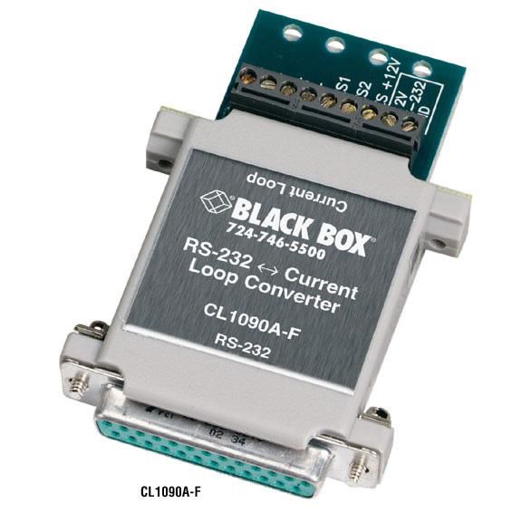 Black-Box CL1090A-F W126114965 RS232 TO CURRENT LOOP DB25F 