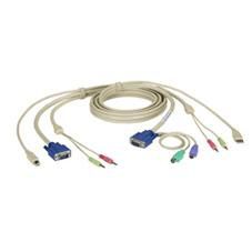 KVM Cpu Cable - Vga / Ps/2 / Audio - 1.8m