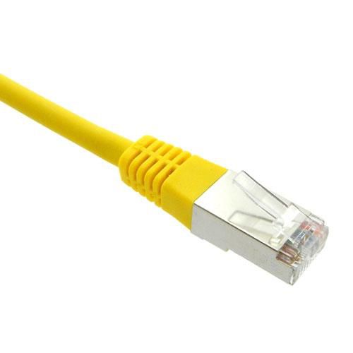 CAT5E F/UTP LSZH YELLOW 0.5M