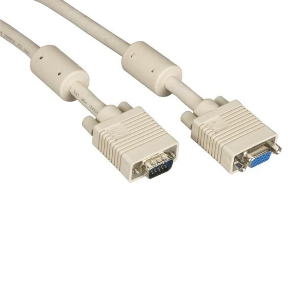VGA VIDEO CABLE W/FERRITE