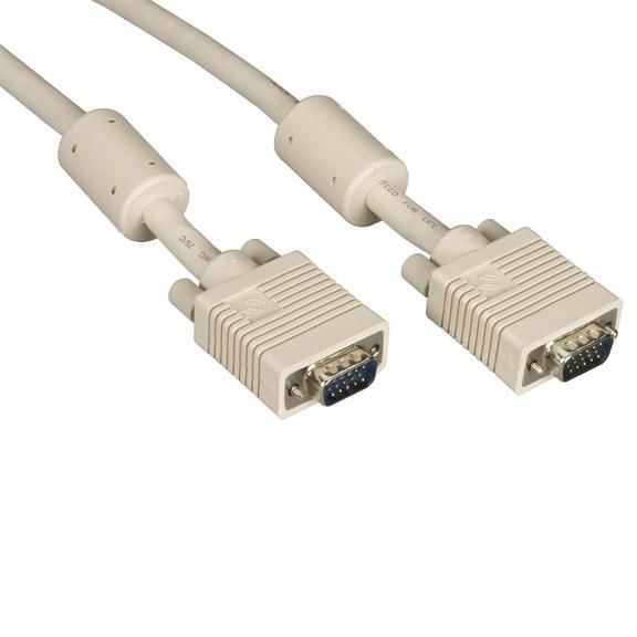 VGA VIDEO CABLE W/FERRITE