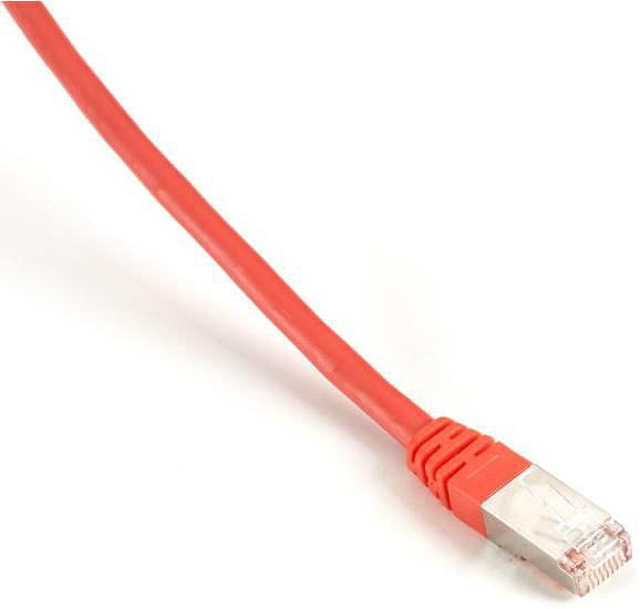 CAT6 SHLD CBL RED 10' 24 AWG,