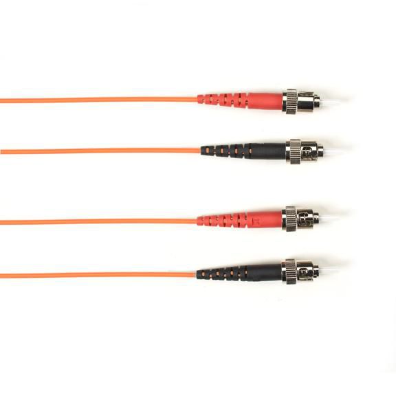 62.5 MM FO PATCH CABLE DUPLX, - FOCMP62-004M-STST-OR