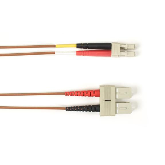 62.5 MM FO PATCH CABLE DUPLX, - FOCMR62-002M-SCLC-BR