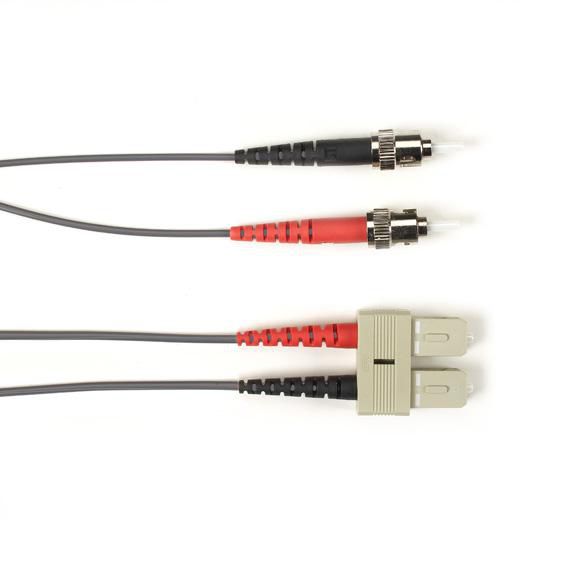 62.5 MM FO PATCH CABLE DUPLX, - FOCMR62-010M-STSC-GR