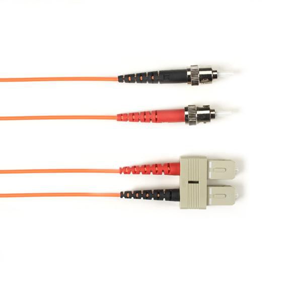62.5 MM FO PATCH CABLE DUPLX, - FOCMR62-015M-STSC-OR