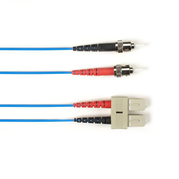 50 MM FO PATCH CABLE DUPLX, - FOLZH50-003M-STSC-BL
