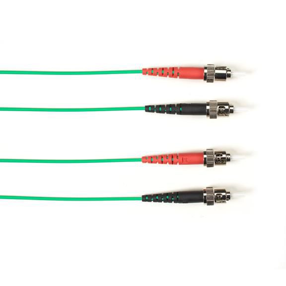 62.5 MM FO PATCH CABLE DUPLX, - FOLZH62-002M-STST-GN