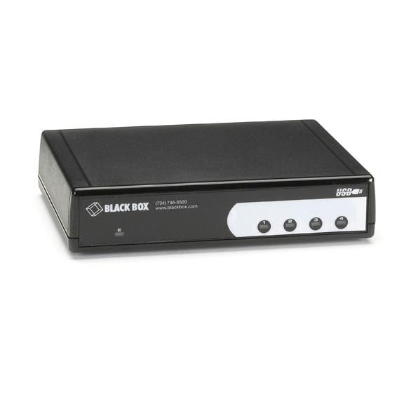 Black-Box IC1027A W126132489 QUAD  PORT USB HUB RS232 