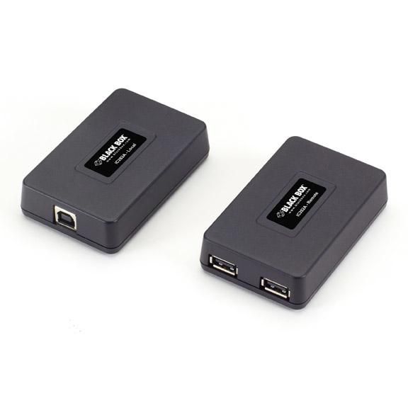 USB 1.1 Extender - CATX - 2-port