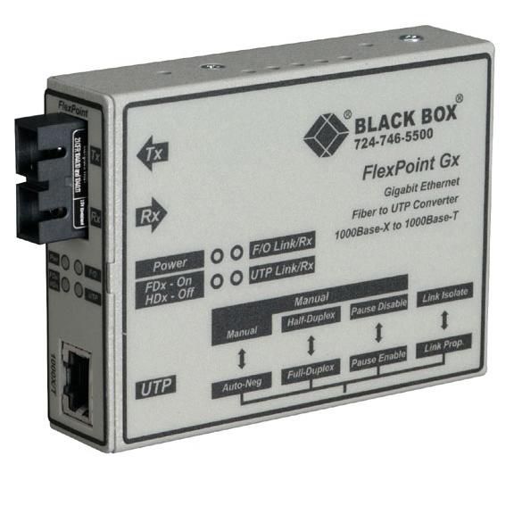 Black-Box LMC1003A-R3 W126134069 FLEXPOINT GX, GIGABIT MEDIA 