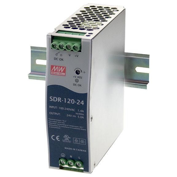 BLACK BOX DIN Rail Power Supplies - 24VDC 120w